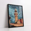 The Minaret Against a Cloudy Sky Digital Painting (Single Panel) Islamic Wall Art
