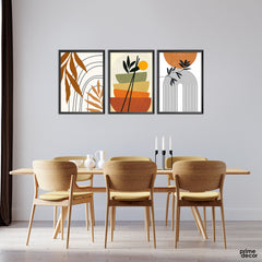 Small Stack Art Print (3 Panel) Abstract Wall Art On Sale - Prime Décor