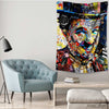 Abstract Artwork Of Charlie Chaplin | Figure Tapestry