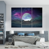 Fantasy Moon & Clouds Art (3 Panel) Nature Wall Art On Sale