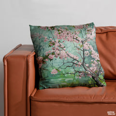 Cherry Blossom Watercolor Style | Floral Cushion #028 - Prime Décor
