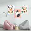 Wild Animal Cover Collection (3 Panel) Kids Wall Art