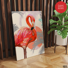 Beautiful Bird With Colorful Paint Stroke | Abstract Nature Artwork #00298 - Prime Décor