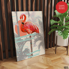 Beautiful Bird With Colorful Paint Stroke | Abstract Nature Artwork #00299 - Prime Décor