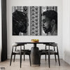 T'Challa x Black Panther (3 Panel) Movies Wall Art