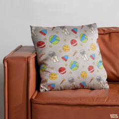 Cute Little Space Science | Nursery Cushion #300 - Prime Décor