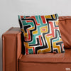 Color Inspired Watercolour Maze Pattern | Abstract Cushion #302