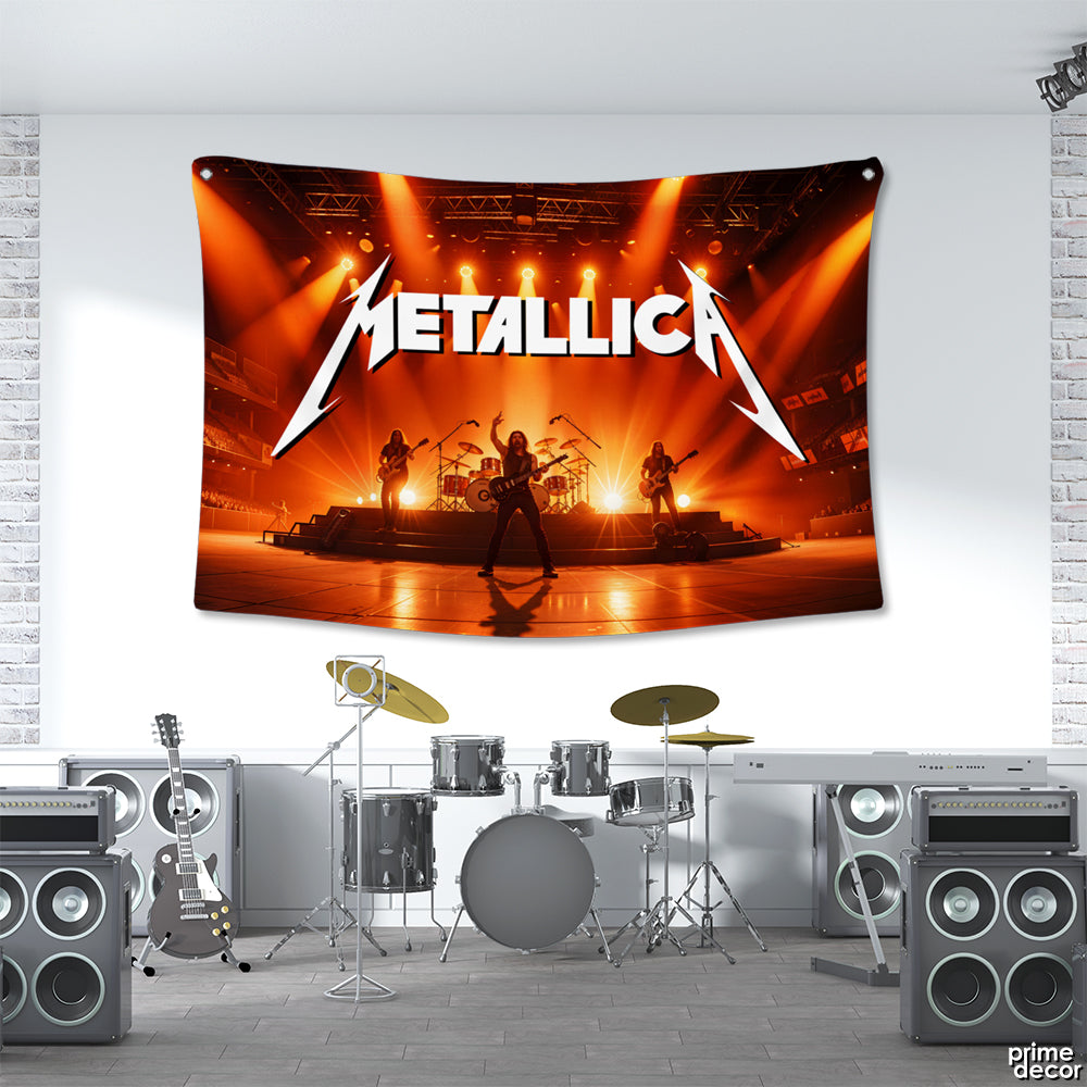 Metallica Concert Heavy Metal | Music Tapestry - Prime Décor