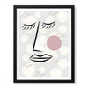 Black & White Linear Face Design | Abstract Fashion Artwork #0030