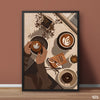 Fielo Notes With Coffee  | Fashion Poster Wall Art
