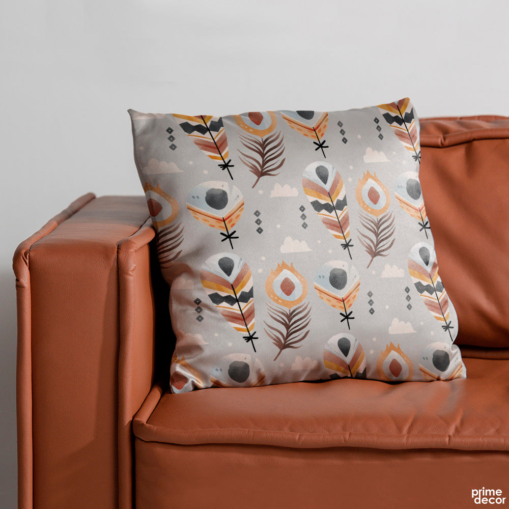 Cute Goose Feather Pattern | Abstract Cushion #317 - Prime Décor
