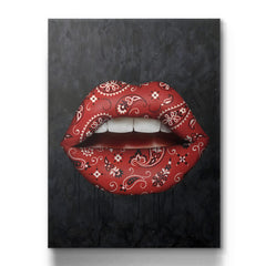 Red Bandana Lips