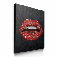 Red Bandana Lips