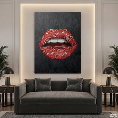Red Bandana Lips