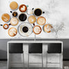 Different Types Of Coffee In Cups On The Table | Cafe Wallpaper Mural