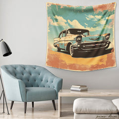 A Vintage Classic Car Artwork | Cars Tapestry