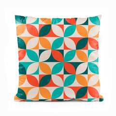 Mid Century Colorful Petals | Abstract Cushion #325 - Prime Décor