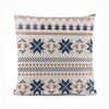 Beige Folk Stitch Pattern | Abstract Cushion #330