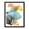 Colorful Tropical Leaves Floral Design | Abstract Floral Artwork #0033