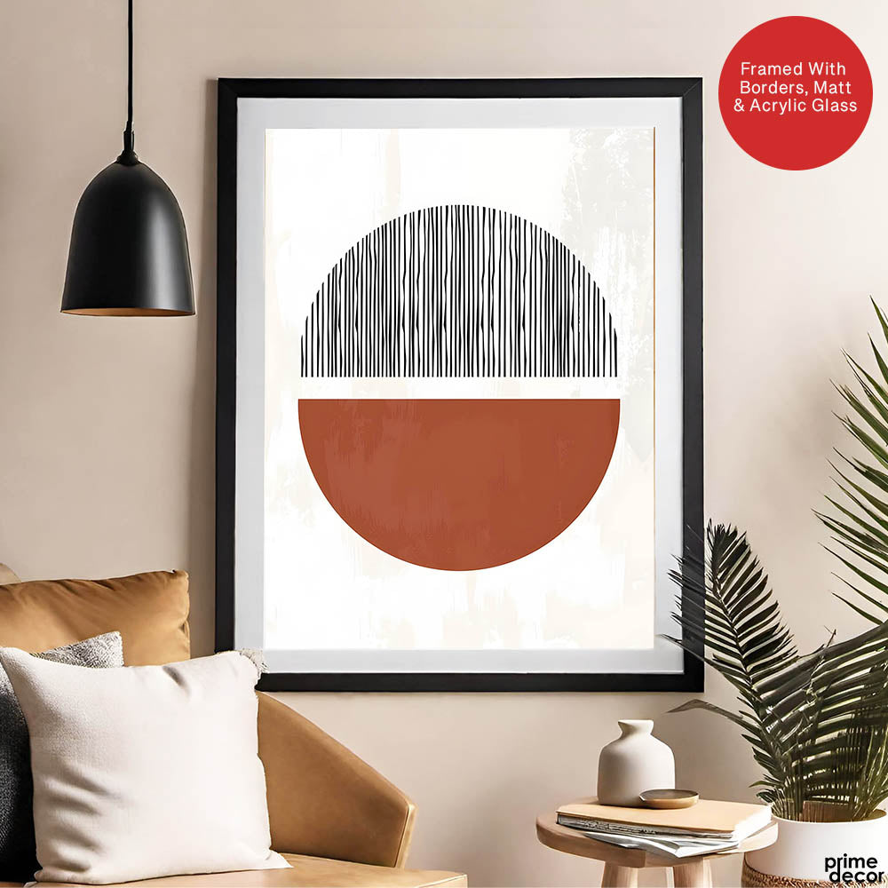 Black & Brown Abstract Art Deign | Abstract Office Artwork #00344 - Prime Décor