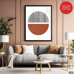 Black & Brown Abstract Art Deign | Abstract Office Artwork #00344 - Prime Décor