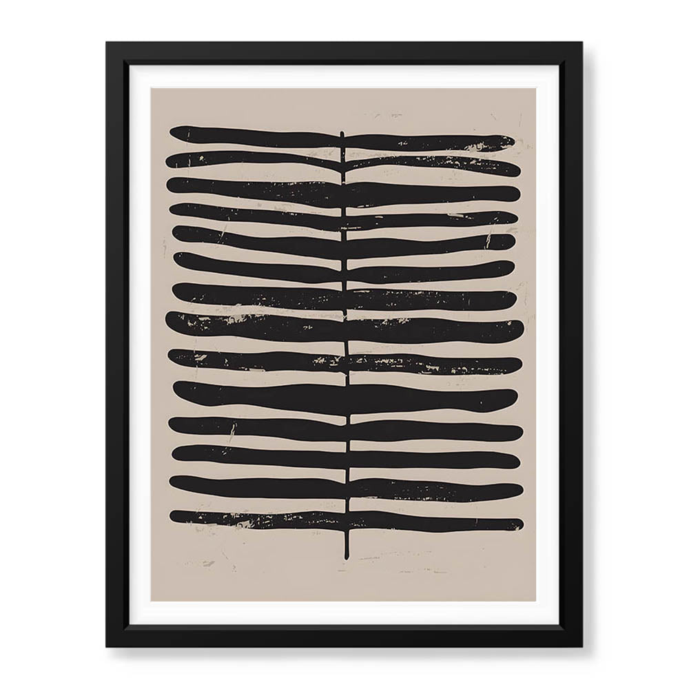 Black & White Abstract Art Deign Over Brown Background | Abstract Flor ...