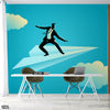 Flying Towards The New Heights Motivational Wall Art | Office Wallpaper Mural - Prime Décor