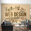 Web Design Typography Mix | Office Wallpaper Mural