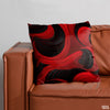 Black & Red Abstract Design | Abstract Cushion #361 - Prime Décor