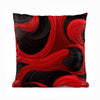 Black & Red Abstract Design | Abstract Cushion #361 - Prime Décor