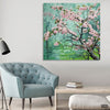 Beautiful Pink Flowers Blooming On The Lake (Single Panel) Floral Wall Art