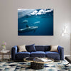 Dolphins Under Water (Single Panel) Animal Wall Art