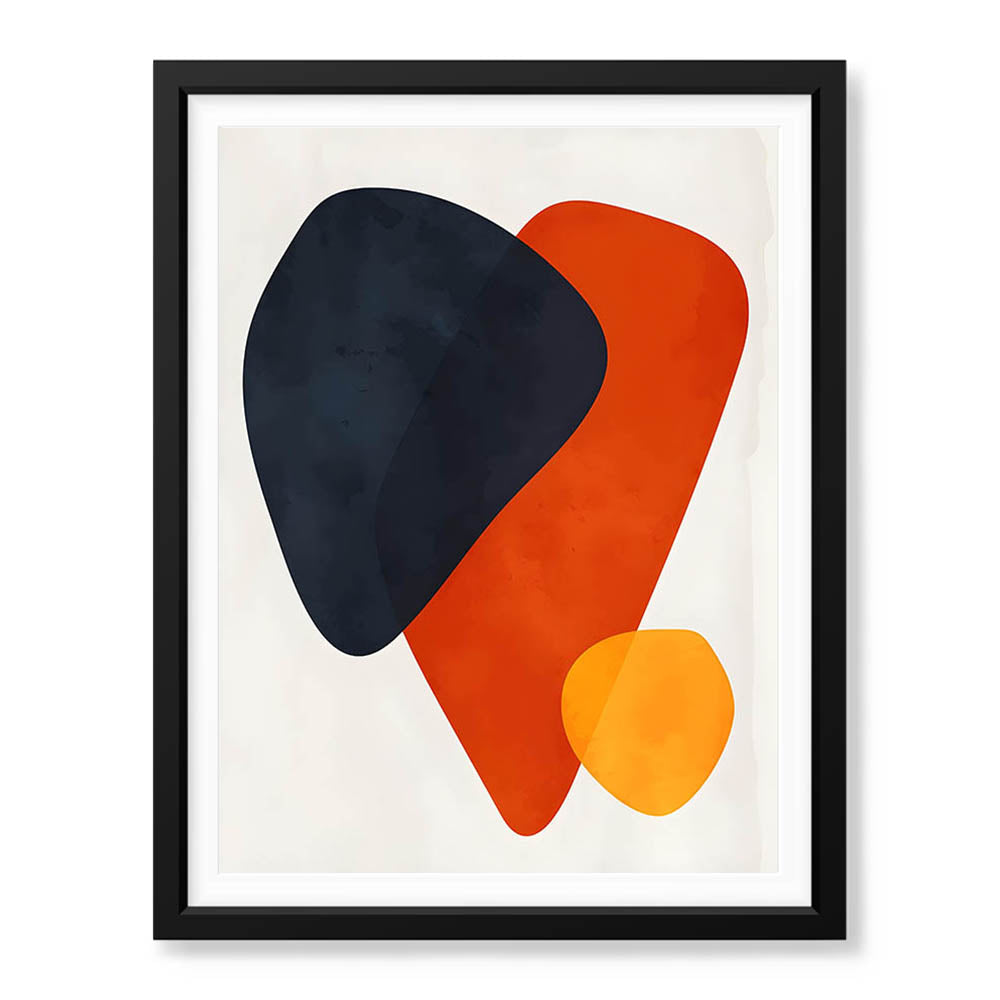 Colorful Abtract Art Over White Background | Abstract Office Artwork #00371 - Prime Décor