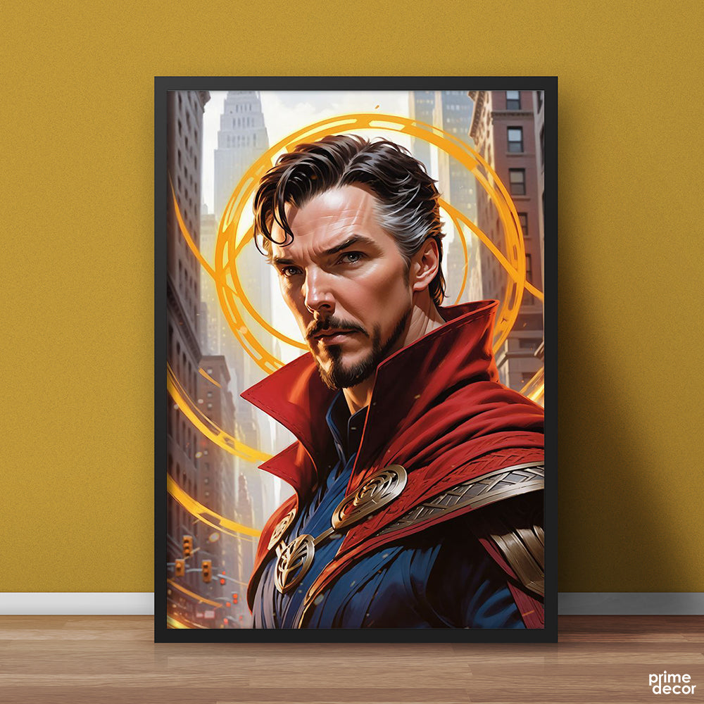 Dr Strange Side View | Movie Poster Wall Art - Prime Décor