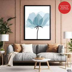 Beautiful Abstract Floral Art Over White Background | Abstract Floral Artwork #00386 - Prime Décor