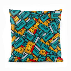 Green & Yellow Abstract Fashion Artwork | Fashion Cushion #386