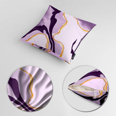 Pink & Purple Marble Style Design | Fashion Cushion #388
