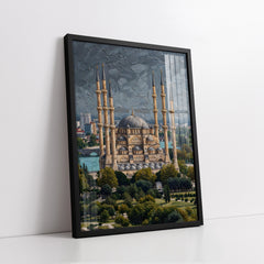 Grand Ottoman Architecture Hagia Sophia Impressionist Style (Single Panel) Digital Painting Wall Art