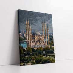 Grand Ottoman Architecture Hagia Sophia Impressionist Style (Single Panel) Digital Painting Wall Art