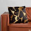 Gold & Black Hue Granite Texture | Abstract Cushion #039