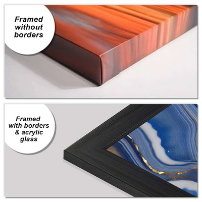 3 Quls Sea Blue | Islamic Wall Art - Prime Décor