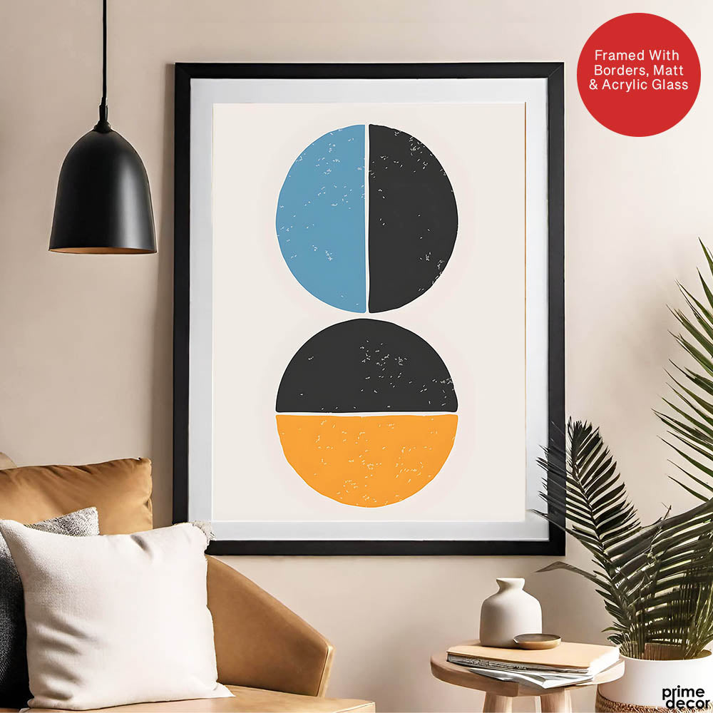 Black & Gold Abstract Art Over White Background | Abstract Office Artwork #00401 - Prime Décor