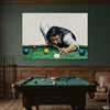 Focus On The Cue Bold Brushwork Impaesto Style (Single Panel) Digital Painting Wall Art