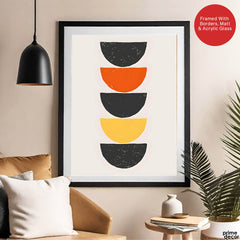 Black & Gold Abstract Art Over White Background | Abstract Office Artwork #00402 - Prime Décor