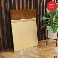Brown Color Shades Abstract Art Design | Abstract Office Artwork #00403 - Prime Décor
