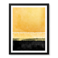 Black & Gold Color Shades Abstract Art Design | Abstract Office Artwork #00404 - Prime Décor