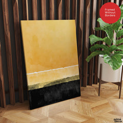 Black & Gold Color Shades Abstract Art Design | Abstract Office Artwork #00404 - Prime Décor