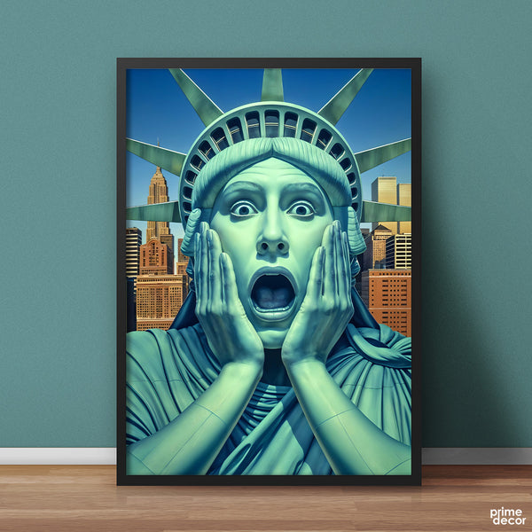 Statue Of Liberty Fashion Artwork  | Fashion Poster Wall Art