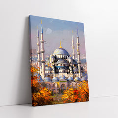 Abstract Hagia Sophia Ottoman Architecture (Single Panel) Digital Painting Wall Art