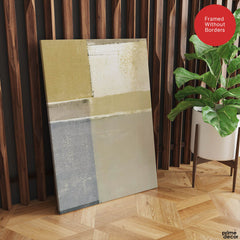 Sandy Brown & Grey Color Shades Abstract Design | Abstract Office Artwork #00415 - Prime Décor
